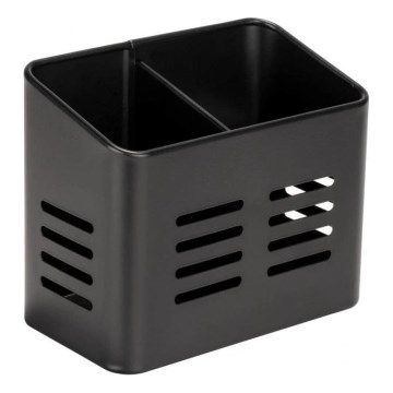 WENKO 55024100-Stalo įrankių krepšelis BLACK OUTDOOR KITCHEN 16x13,5 cm juodas