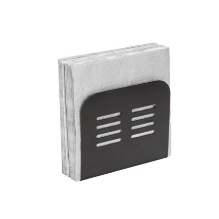 WENKO 55025100-Servetėlių laikiklis BLACK OUTDOOR KITCHEN 15x12,5 cm juoda