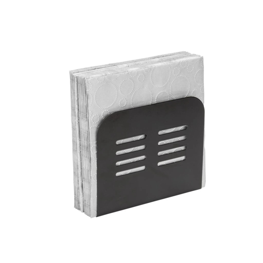 WENKO 55025100-Servetėlių laikiklis BLACK OUTDOOR KITCHEN 15x12,5 cm juoda