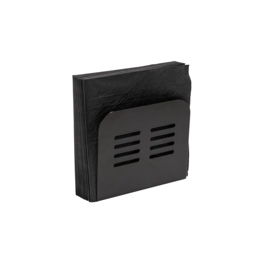 WENKO 55025100-Servetėlių laikiklis BLACK OUTDOOR KITCHEN 15x12,5 cm juoda