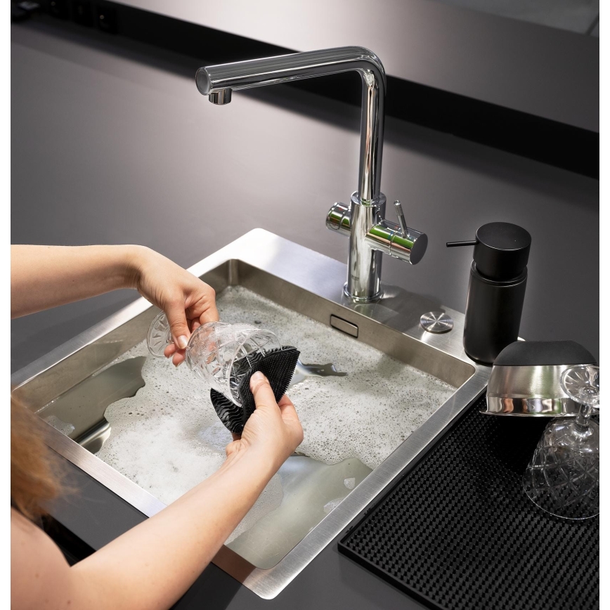 WENKO 55030100 - Kempinėlė BLACK OUTDOOR KITCHEN 12x1,2 cm juoda