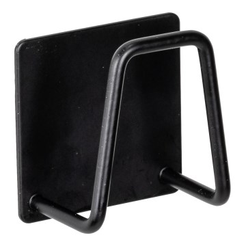 WENKO 55071100 - Laikiklis BLACK OUTDOOR KITCHEN 5x5 cm nerūdijantis plienas/juodas