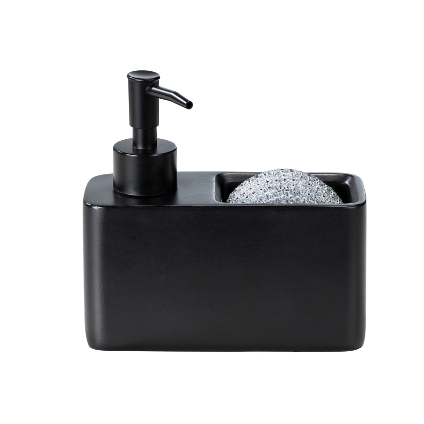 WENKO 55076100 - Muilo dozatorius BLACK OUTDOOR KITCHEN 14,5x14,3 cm juoda