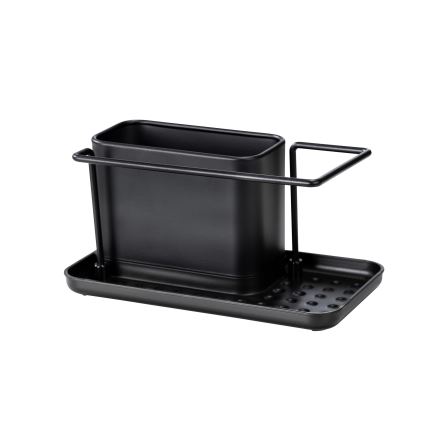 WENKO 55078100 - Organizatorius BLACK OUTDOOR KITCHEN 21x12 cm nerūdijančio plieno/juoda