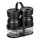WENKO 55081100 - Prieskonių rinkinys BLACK OUTDOOR KITCHEN 12x14,5 cm skaidrus/juodas