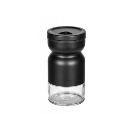 WENKO 55081100 - Prieskonių rinkinys BLACK OUTDOOR KITCHEN 12x14,5 cm skaidrus/juodas