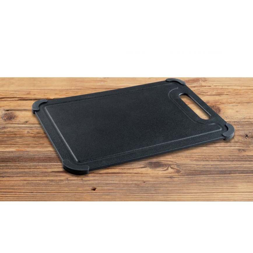 WENKO 55087100 - Pjaustymo lentelė BLACK OUTDOOR KITCHEN 30x20,5 cm juoda