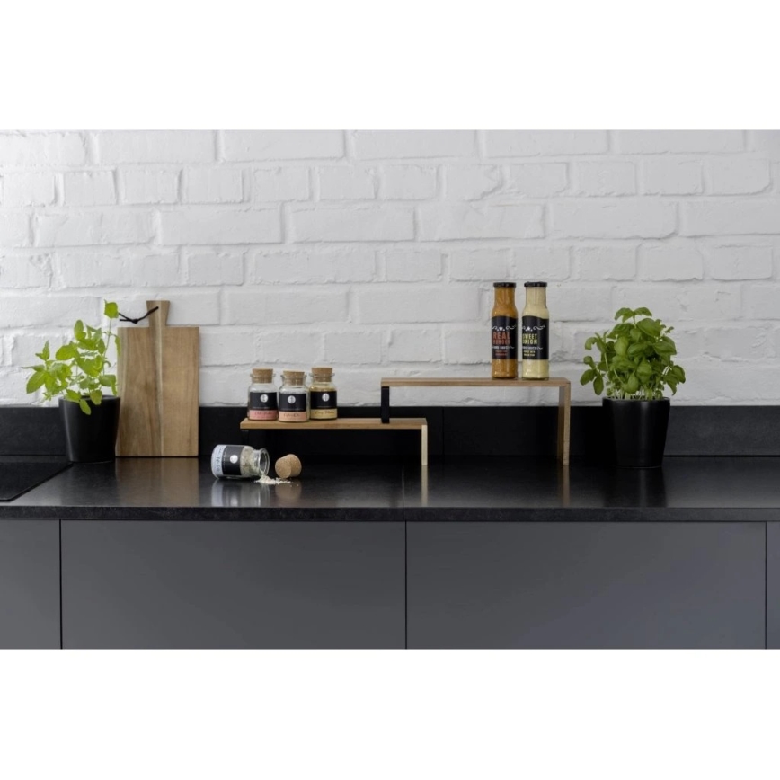 WENKO 55097100 - Lentyna BLACK OUTDOOR KITCHEN 36x16 cm ruda/juoda