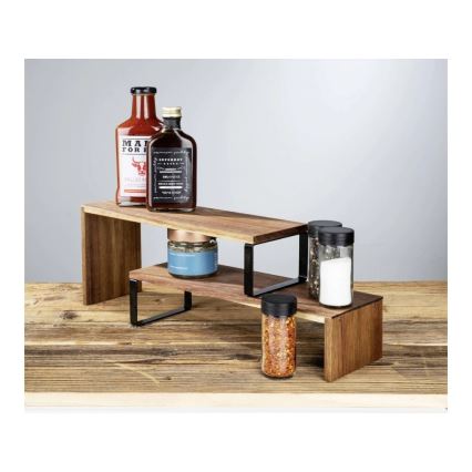 WENKO 55097100 - Lentyna BLACK OUTDOOR KITCHEN 36x16 cm ruda/juoda