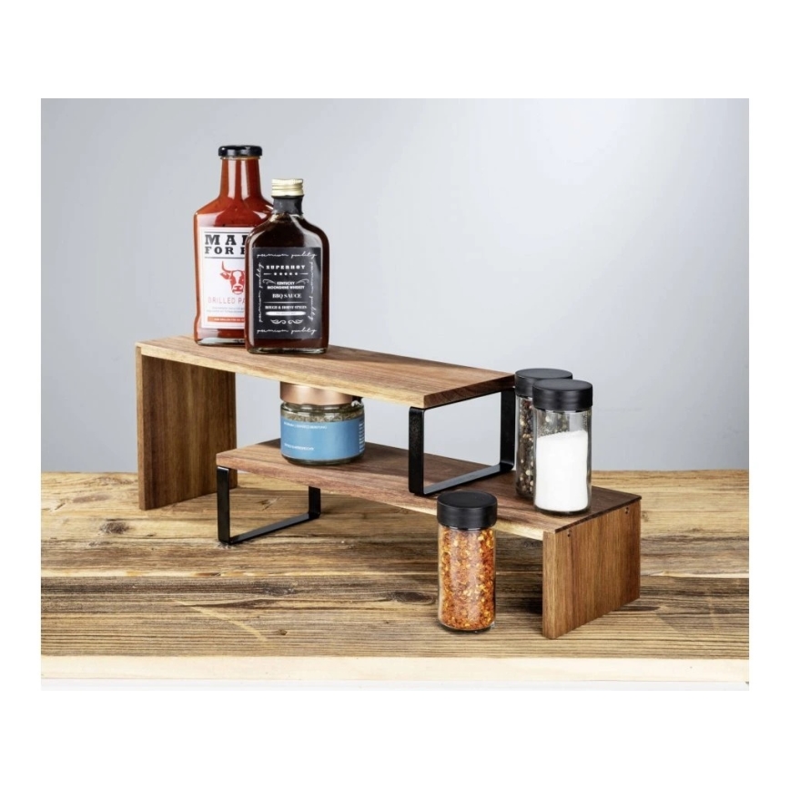 WENKO 55097100 - Lentyna BLACK OUTDOOR KITCHEN 36x16 cm ruda/juoda