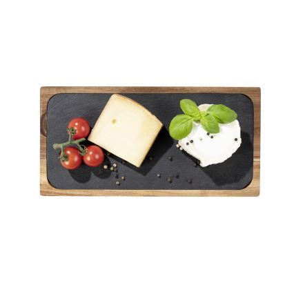 WENKO 55103100 - Pjaustymo lenta BLACK OUTDOOR KITCHEN 30x15 cm ruda/pilka