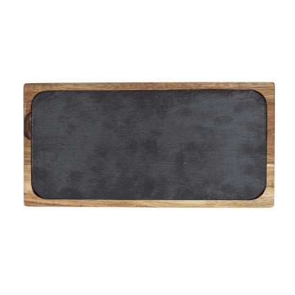 WENKO 55103100 - Pjaustymo lenta BLACK OUTDOOR KITCHEN 30x15 cm ruda/pilka