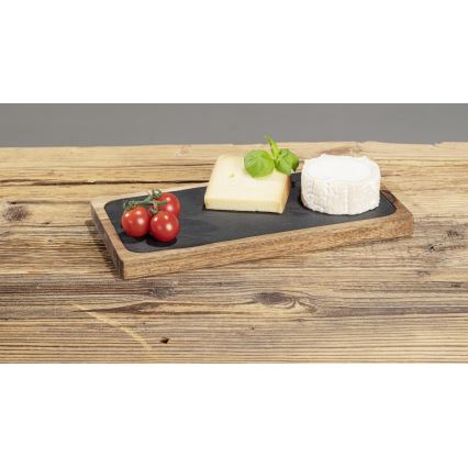WENKO 55103100 - Pjaustymo lenta BLACK OUTDOOR KITCHEN 30x15 cm ruda/pilka