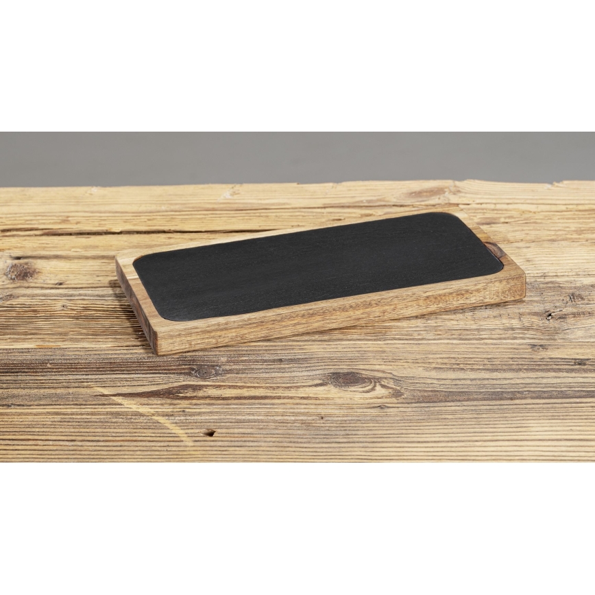 WENKO 55103100 - Pjaustymo lenta BLACK OUTDOOR KITCHEN 30x15 cm ruda/pilka