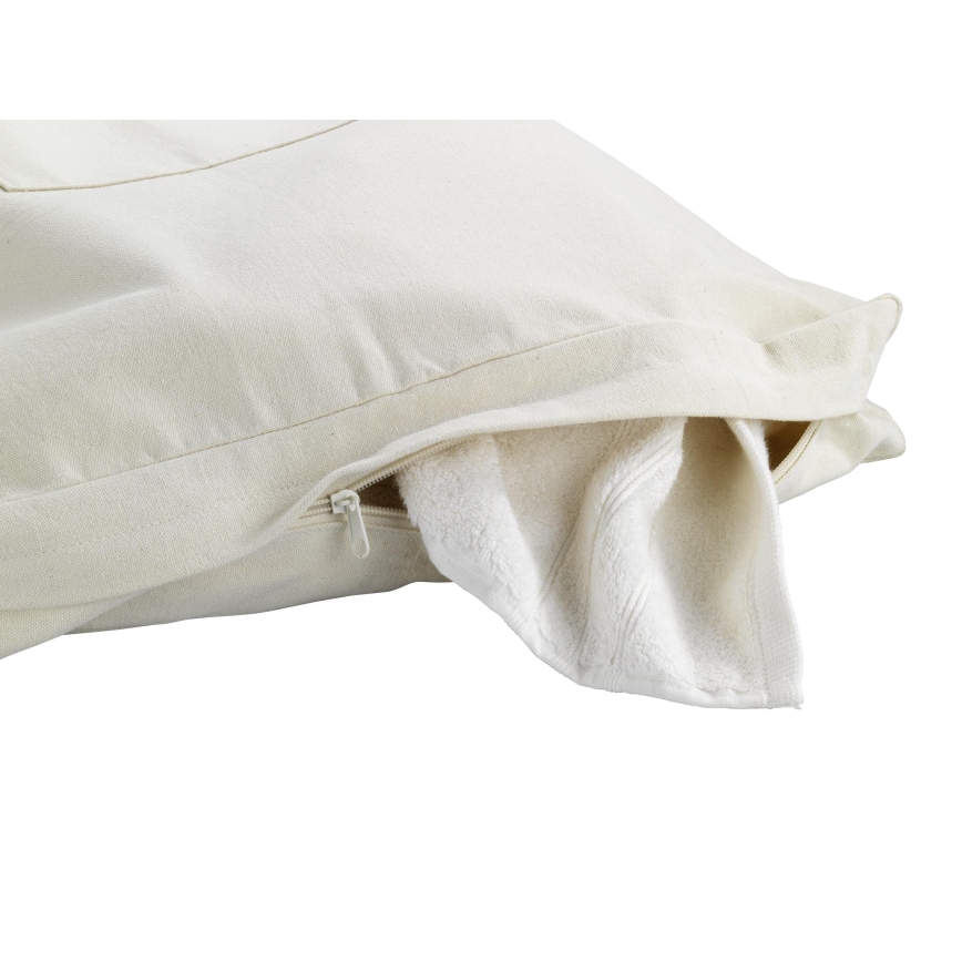 WENKO 62107100 - Skalbinių krepšys CANGURO 52x81 cm smėlinė/sidabrinė