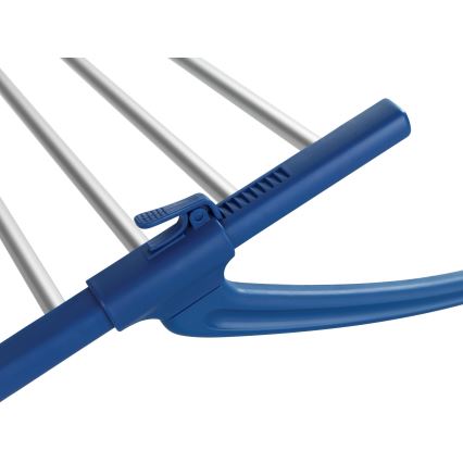 WENKO 63005800 - Drabužių džiovyklė 37,5x21 cm, nerūdijančio plieno / sidabrinė / mėlyna