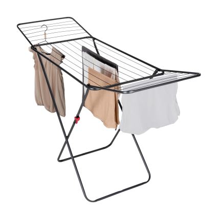 WENKO 63015100 - Drabužių džiovyklė CHAMPION 170x98 cm juoda