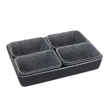 WENKO 64502100 - Stalčiaus organizatorius FELT 28,5x20 cm pilkas