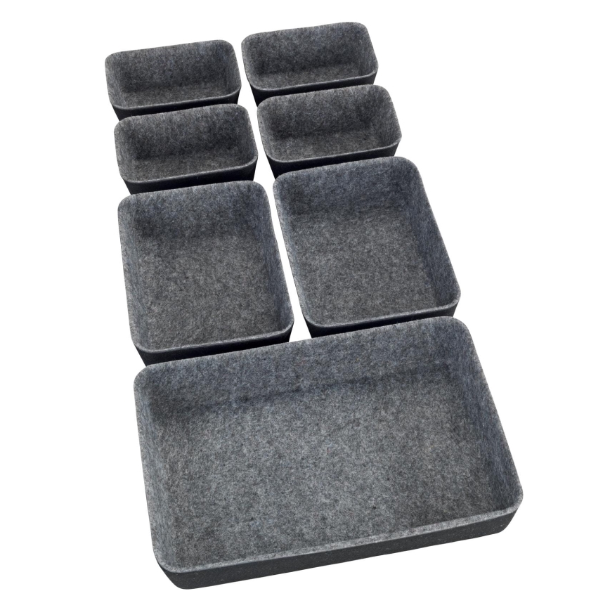WENKO 64502100 - Stalčiaus organizatorius FELT 28,5x20 cm pilkas