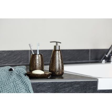 WENKO 69109800 - Vonios rinkinys MARRAKESH 12,5x41 cm rudas