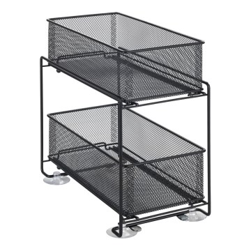 WENKO 69768800 - Rozetės laikiklis GIOMA 35x33,5 cm juodas