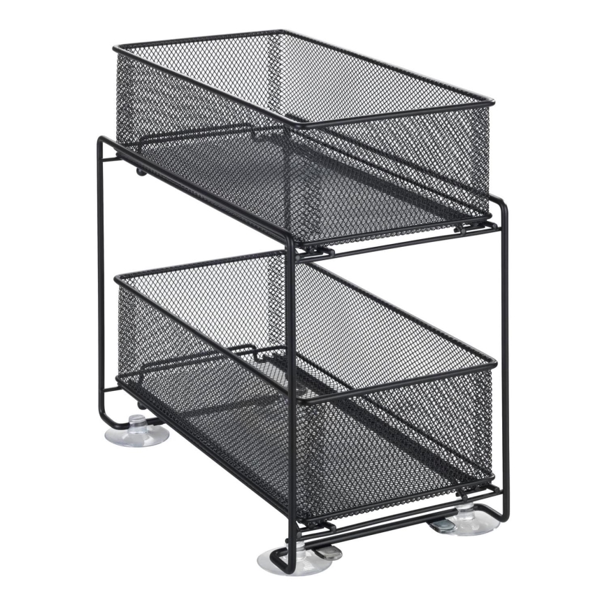 WENKO 69768800 - Rozetės laikiklis GIOMA 35x33,5 cm juodas