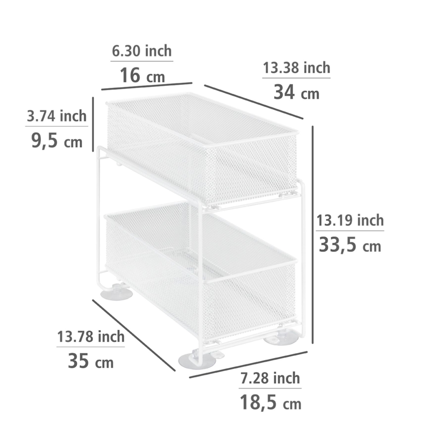 WENKO 69769800 - GIOMA laikiklis 35x33,5 cm, baltas