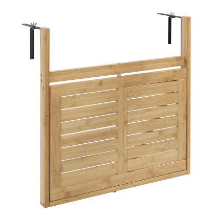 WENKO 69806800 - Stalas WAIKIKI 64x65 cm baltas/rudas