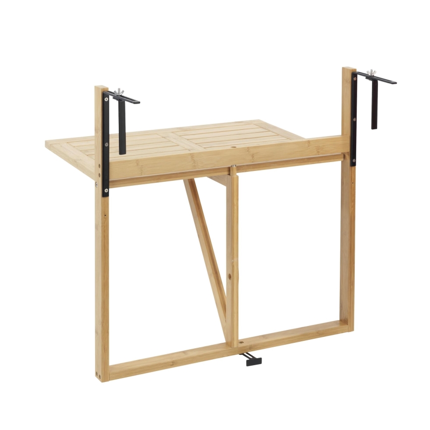 WENKO 69806800 - Stalas WAIKIKI 64x65 cm baltas/rudas