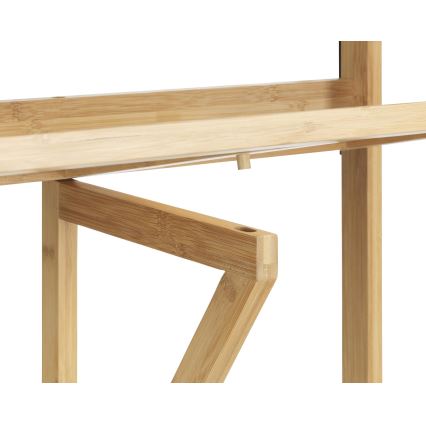 WENKO 69806800 - Stalas WAIKIKI 64x65 cm baltas/rudas