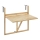 WENKO 69806800 - WAIKIKI stalas 64x65 cm baltas/rudas