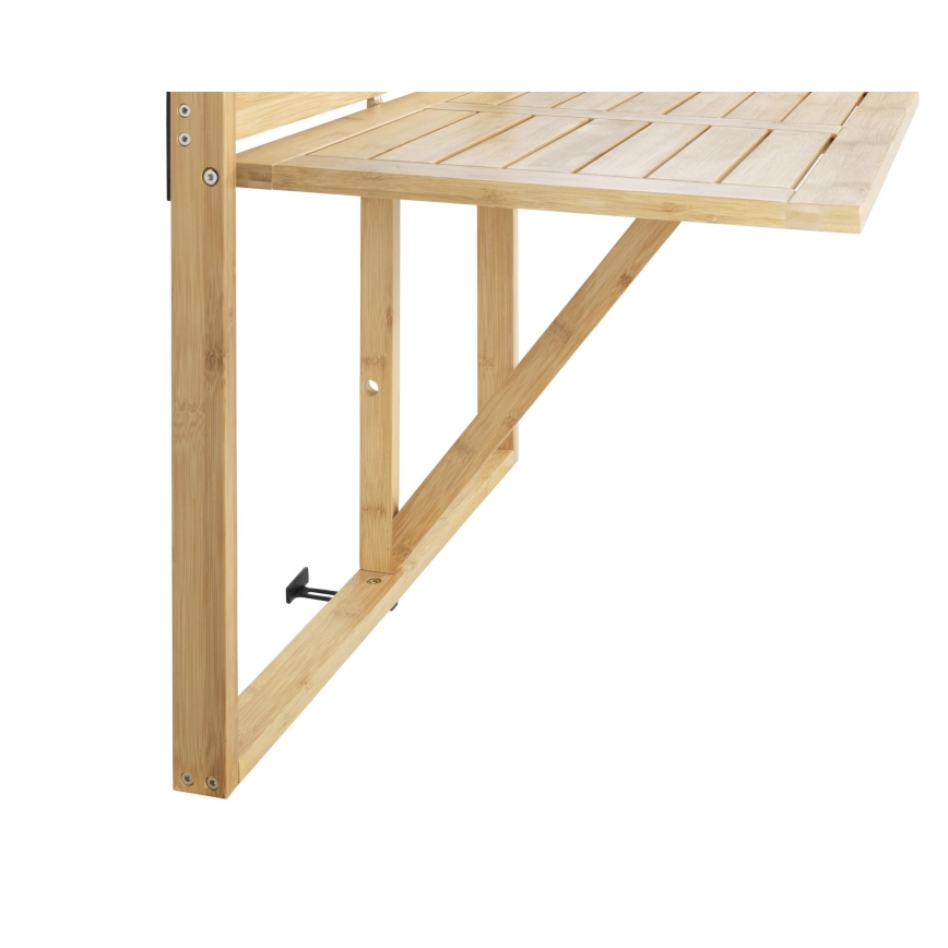 WENKO 69806800 - WAIKIKI stalas 64x65 cm baltas/rudas