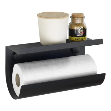 WENKO 71144800 - Ritinėlio laikiklis JET 30x15 cm, juodas