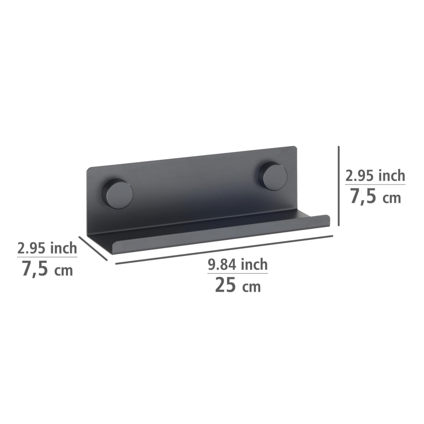 WENKO 71145800 - Stovas JET 25x7,5 cm juodas