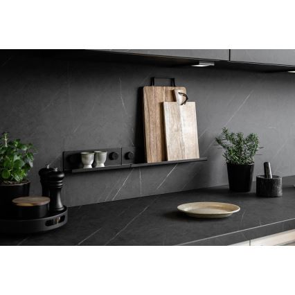 WENKO 71145800 - Stovas JET 25x7,5 cm juodas