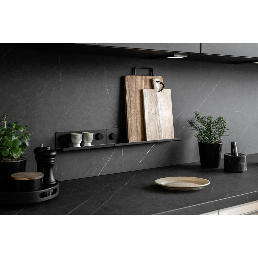 WENKO 71145800 - Stovas JET 25x7,5 cm juodas
