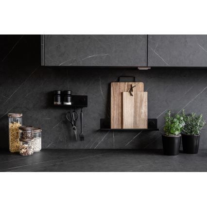 WENKO 71145800 - Stovas JET 25x7,5 cm juodas