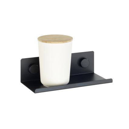 WENKO 71147800 - Lentyna JET 25x7,5 cm juoda