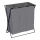 WENKO 71297800 - Skalbinių krepšys TRIO 69x76 cm pilka/juoda