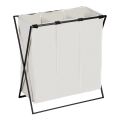 WENKO 71298800 - Skalbinių krepšys TRIO 69x76 cm kreminė/juoda