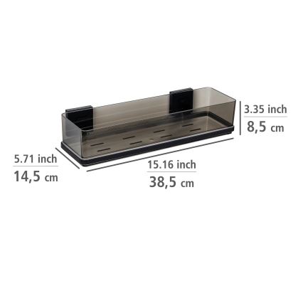 WENKO 71446800 - Lentyna VACUUM-LOC QUADRO ED 38,5x14,5 cm juoda