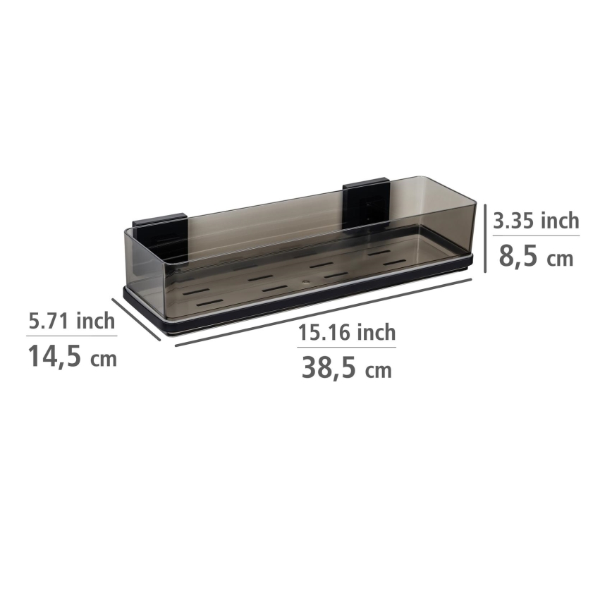 WENKO 71446800 - Lentyna VACUUM-LOC QUADRO ED 38,5x14,5 cm juoda