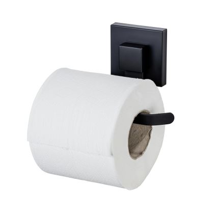 WENKO 71447800 - Tualetinio popieriaus laikiklis VACUUM-LOC QUADRO ED 14x11 cm juodas