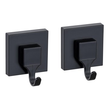 WENKO 71448800 - Kabliukas VACUUM-LOC QUADRO ED 6x7 cm juodas
