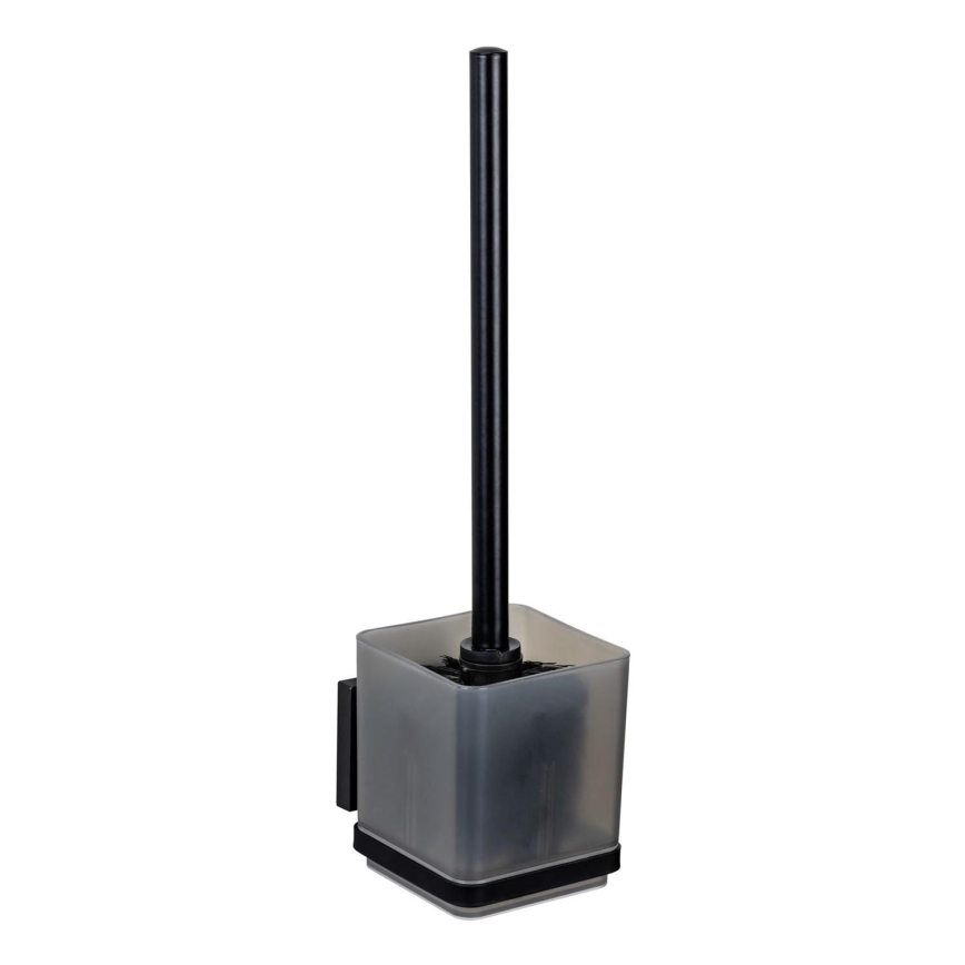WENKO 71450800 - WC komplektas VACUUM-LOC QUADRO ED 9,5x37 cm juoda