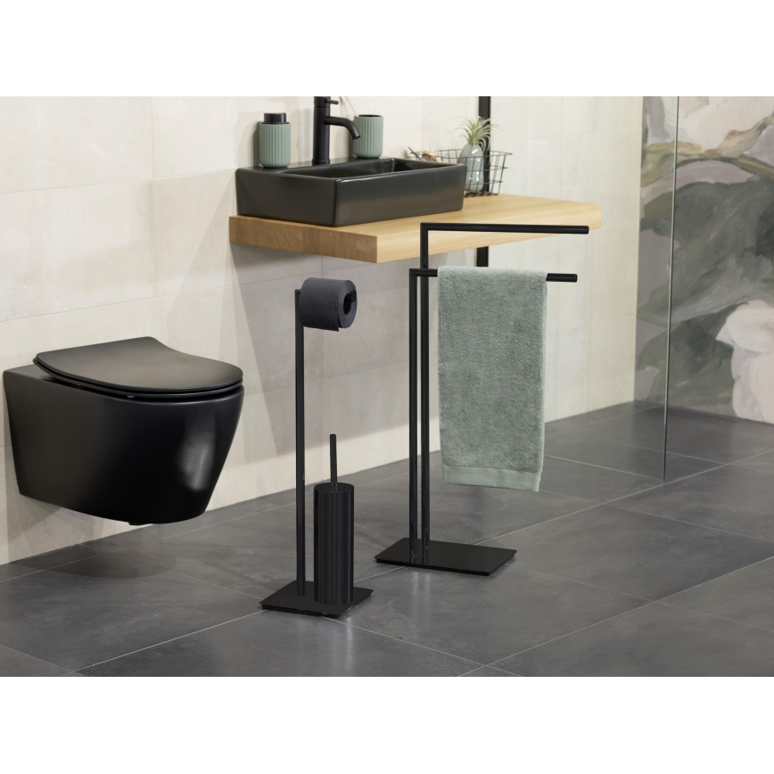 WENKO 71555800 - Rankšluosčių stovas RECCO 48x80,5 cm juodas