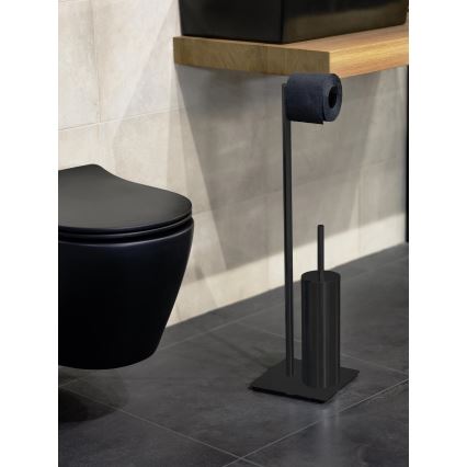 WENKO 71556800 - WC komplektas RECCO 20x71,5 cm juodas