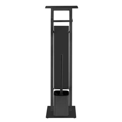WENKO 71558800 - WC rinkinys DEBAR 21x70,5 cm nerūdijančio plieno/juoda