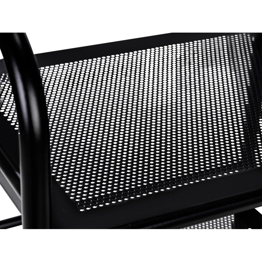 WENKO 71560800 - Juodas vežimėlis 41x75 cm