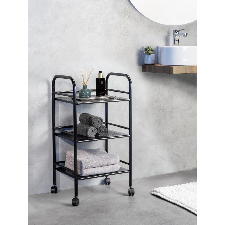 WENKO 71560800 - Vežimėlis 41x75 cm juodas